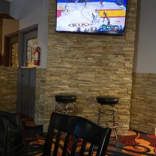 seating and television