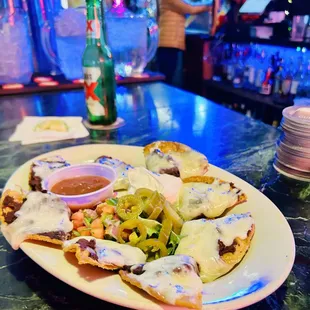 Black Bean &amp; Cheese Nachos