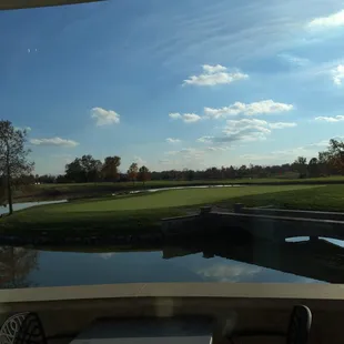 Amazing view from the clubhouse. Beautiful grounds!