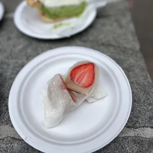 Strawberry mochi