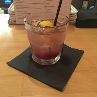 Blueberry Bourbon sour