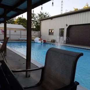 Dinner by the pool. Food and atmosphere was great! The service was great also.