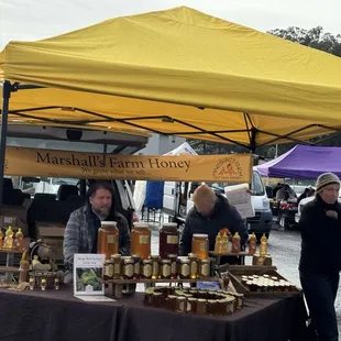 An old favorite, MARSHALL FARM HONEY, locally produced