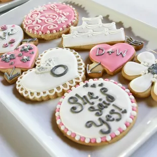 Catering- Custom Engagement Party Cookies