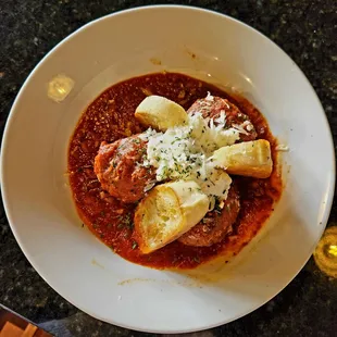 Aug 2022:$13 Meatballs appetizer