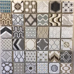 Walker zanger "quilt" concept boards