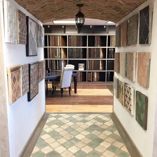 Arto brick concept boards with arto brick arabesque on floor