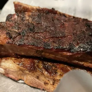 Half slab of ribs