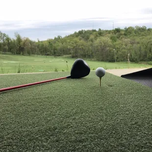 They got new mats this spring! Very plush and nice. The mats support using tees now!