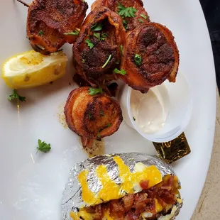 Bacon Wrapped Scallops