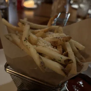 Parmesan fries (came with steak)