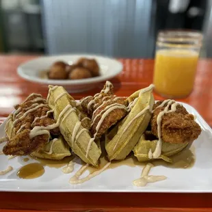 Chicken and Waffles (whole order)