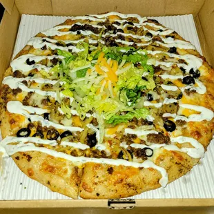 Pizza of the Month - the Baja Taco Pizza