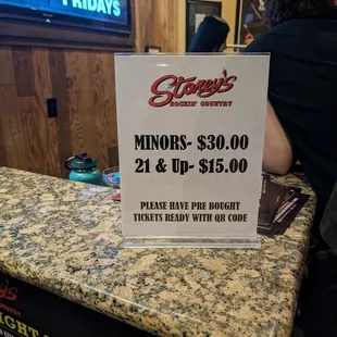 18+ pay double on Friday nights