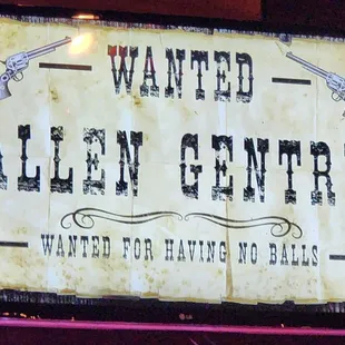 This was the graphic posted on their monitors by their GM after I complained about something, he was trying to insult me publicly.