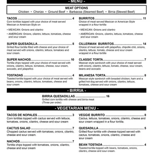 Some items may be subject to change or not available.