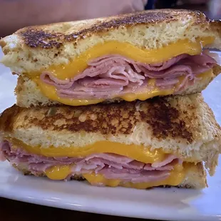 Most most delicious Grilled Ham &amp; Cheese