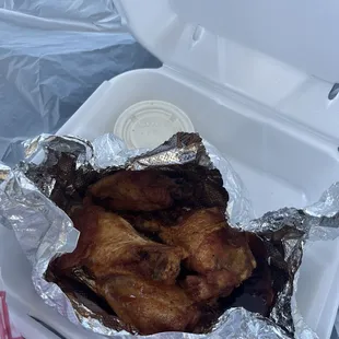 4 piece wings honey hot