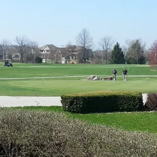From clubhouse looking out 1st hole of championship course
