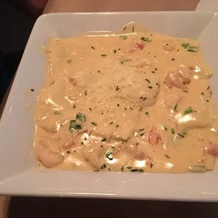 Lobster &amp; Shrimp Ravioli- Very rich, but delicious!