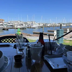 outside, sushi and sashimi