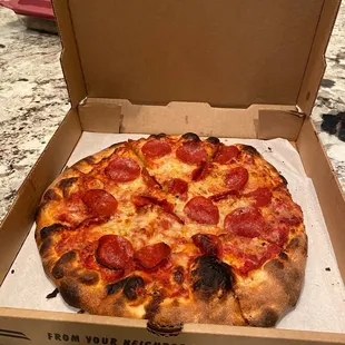 Pepperoni pizza