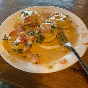 Lobster ravioli