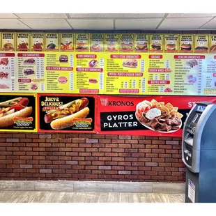 Wall Menu.STONEY SUB. 84440 S.Stony Island. Chicago. To Order 7739784000.Open24/7 Cash Only .ATM inside.Take Out Delivery.