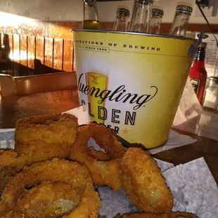 Onion rings and beer... Just an appetizer