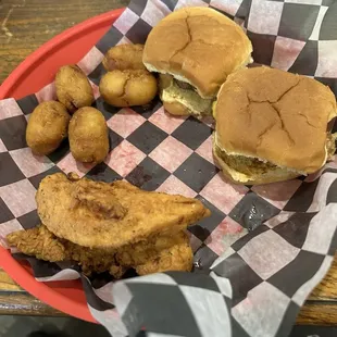 I sad little dinner the way it came