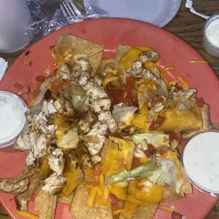 Chicken Loaded Nachos