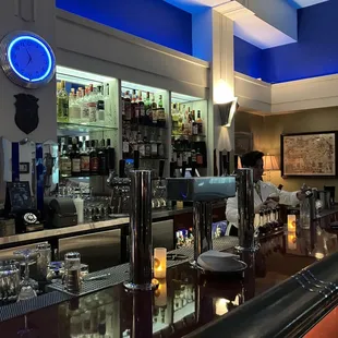 the bar