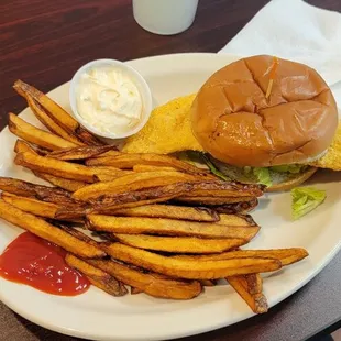 Haddock Sandwich is a solid option with Handcut Fries