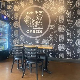 Inside seating