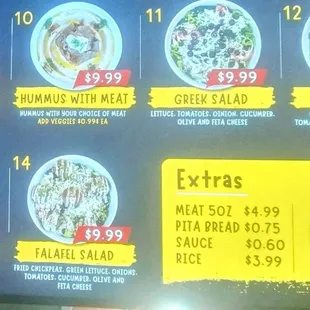 The menu I&apos;ve got number nine