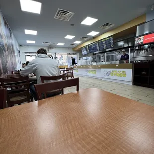 a man sitting at a table