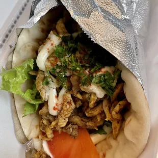 Shawarma Chicken sandwich