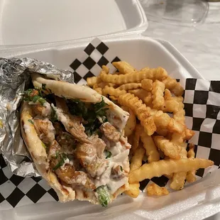 Shwarma Chicken Gyro