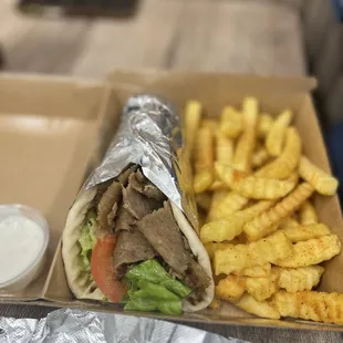 Traditional Gyro Combo