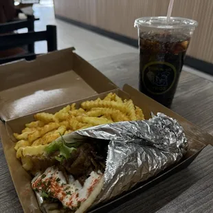 Traditional Gyro Combo