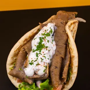Gyro Falafel Sandwich