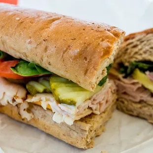 Field of Dreams (currently special #1): honey turkey, teriyaki chicken, cheddar, spinach, red onions, pickles, tomato, and ranch