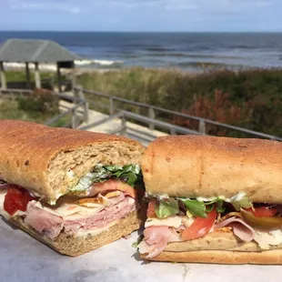 got a #1 from the Autumn Specials board and took it back to the beach house :)