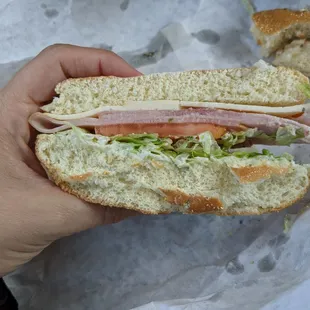 Tavern ham sandwich.