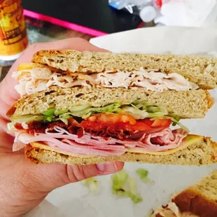 Monumental club on rye no sauce. Simply amazing.