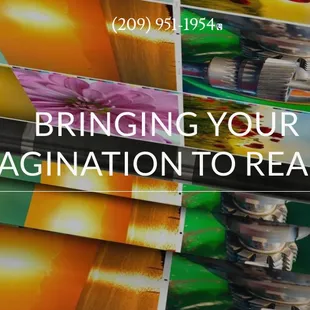 Our graphic designers can bring your vision to life!