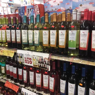Large selection of Gallo wines 3 for $10