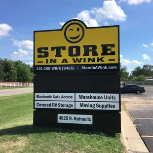 Look for our sign on the side of Hydraulic!