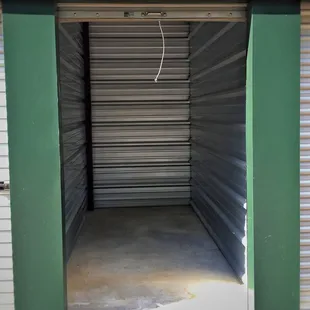 This photo features a 5x10 unit. This our smallest unit.