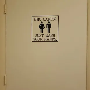 Non gender specific restroom